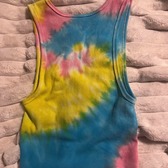 Call Her Daddy x Barstool Sports tie-dye crop tank purple logo OG DADDY GANG - Picture 13 of 15